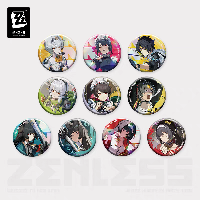 Zenless Zone Zero Mystery Badge 58mm