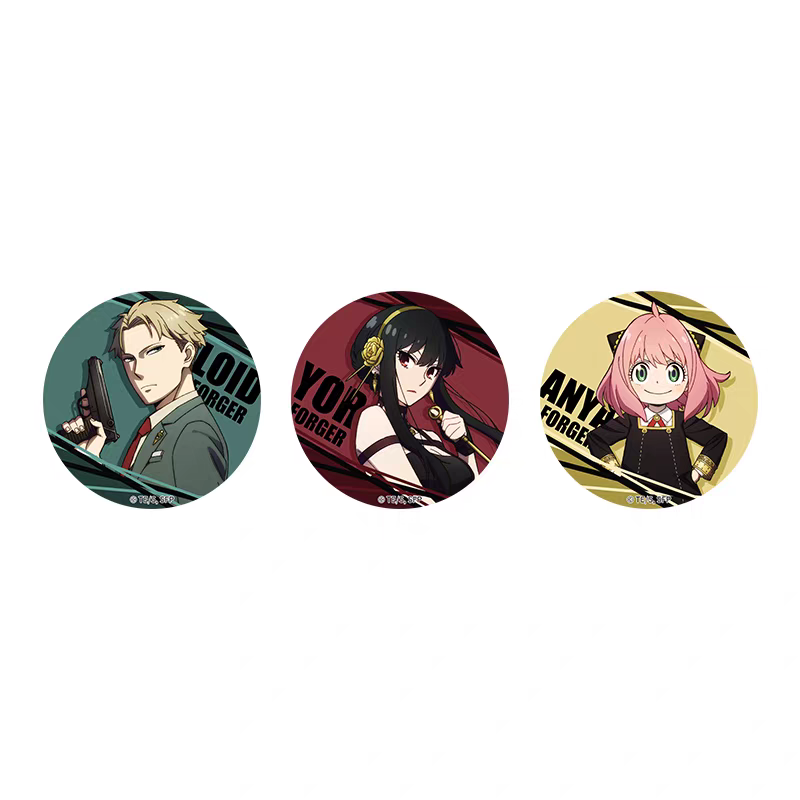 SpyXFamily 3 Badge Set