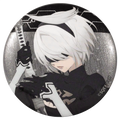 Nier Automata - 2B Badge 58mm
