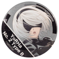 Nier Automata - 2B Badge 58mm